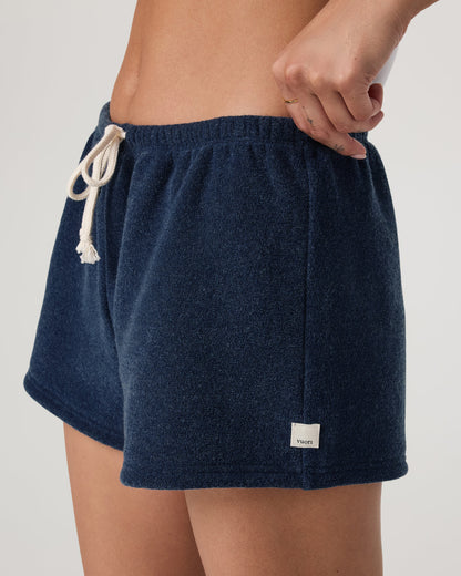 Beach Fleece Short Women's Blue Coast Relaxed Short | Vuori outlet - US 4534