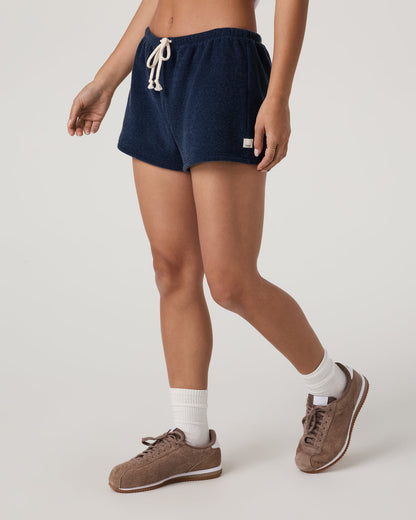 Beach Fleece Short Women's Blue Coast Relaxed Short | Vuori outlet - US 4534
