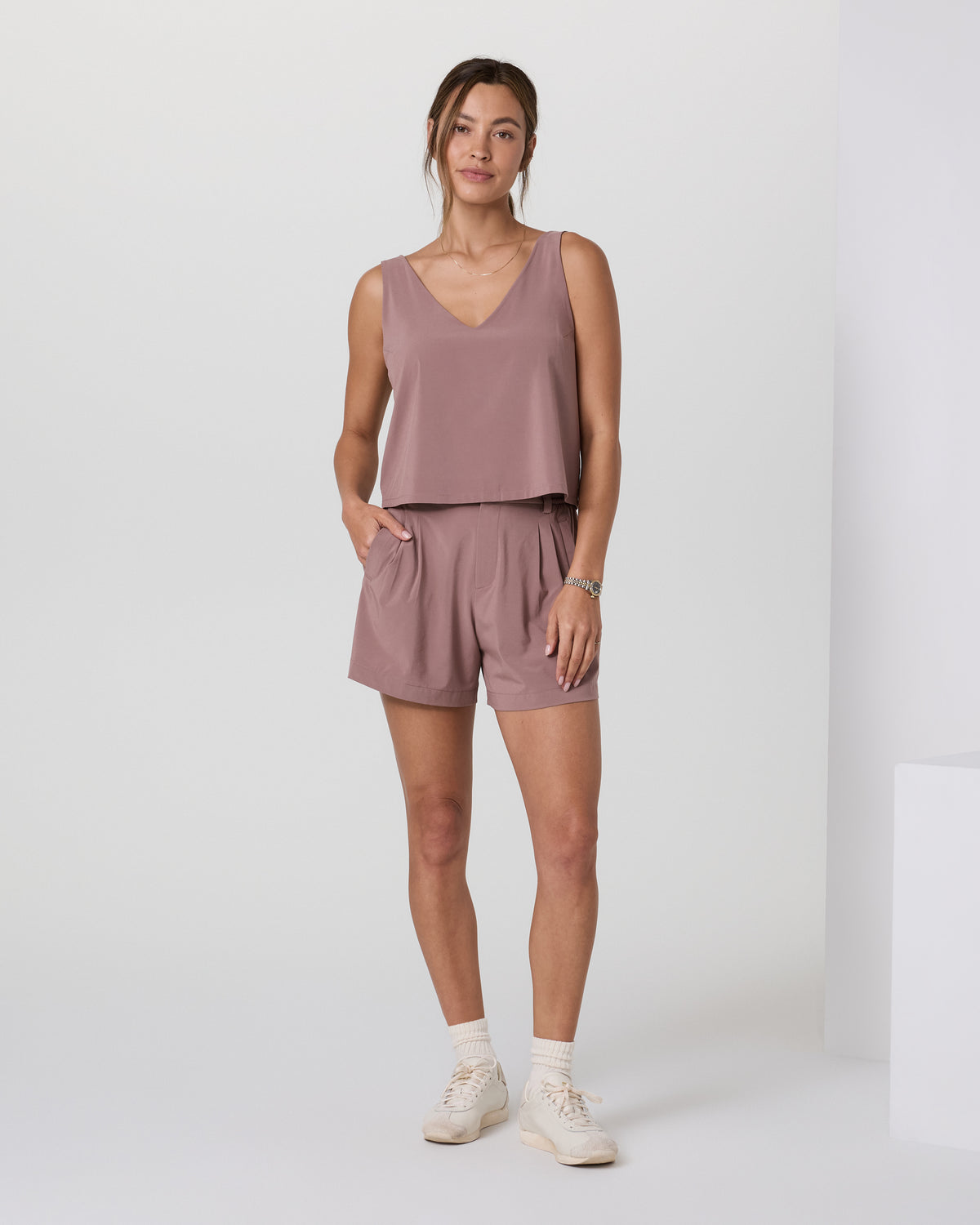 Villa Trouser Shorts Zion Rose Pleated Shorts | Vuori for sale - US 5645