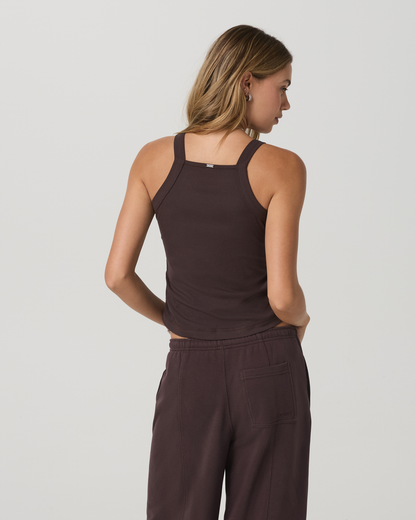 Pose Cooper Tank Women's French Roast Tank Top | Vuori onsale - US 7561