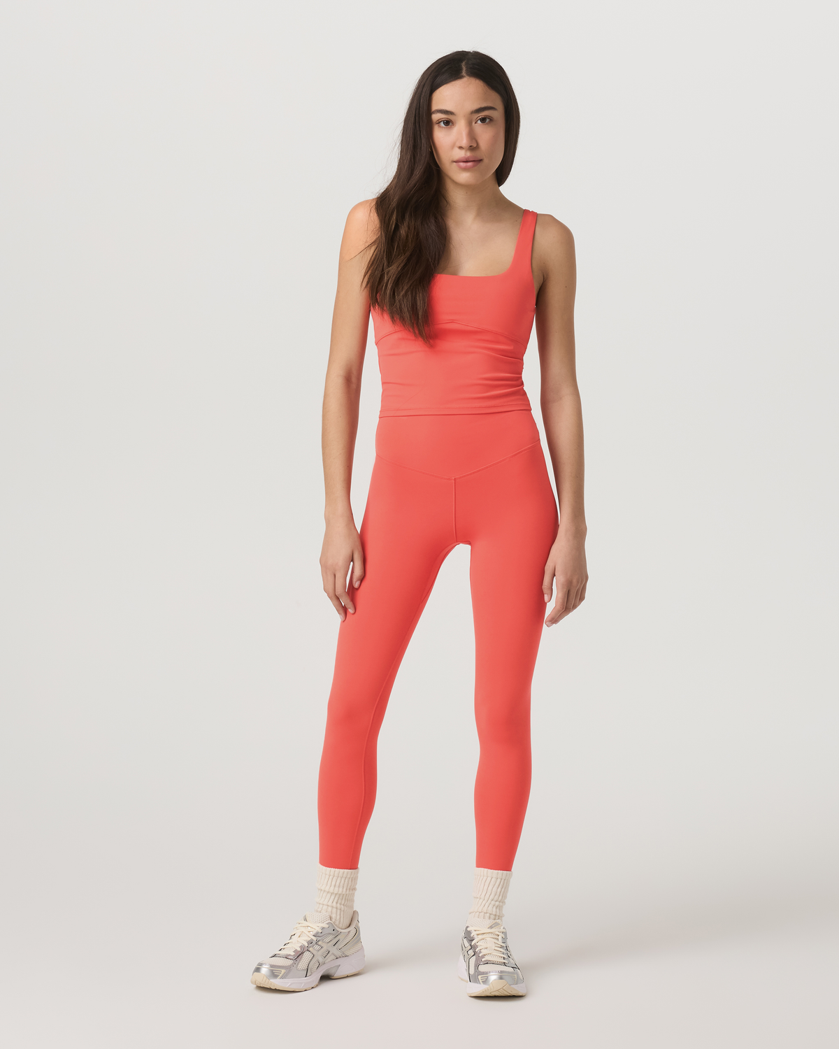 Vuori AllTheForm™ Support Tank Women's Bright Coral Top | Vuori for sale - US 4449