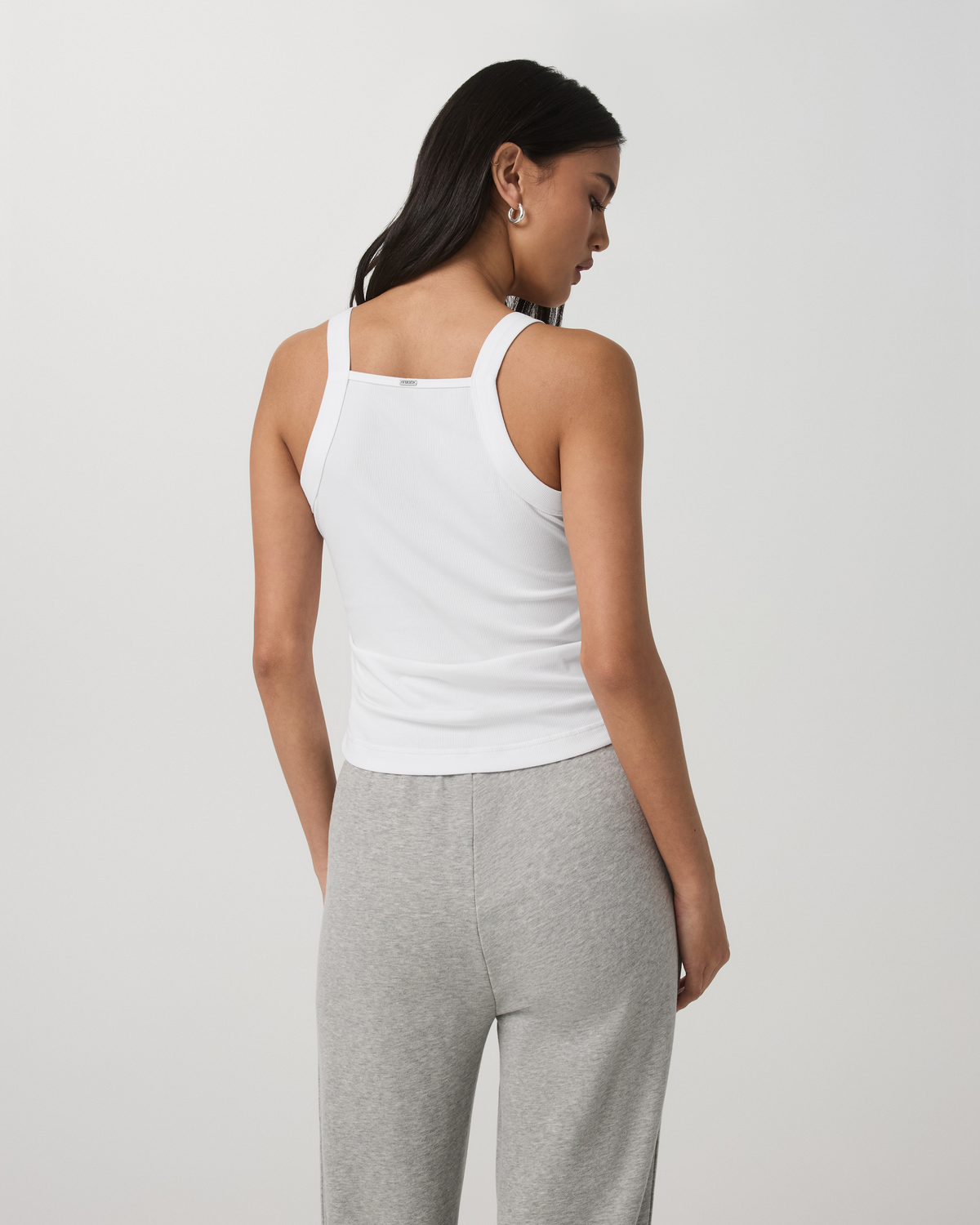 Pose Cooper Tank Women's White Square Neck Tank Top | Vuori online - US 9667