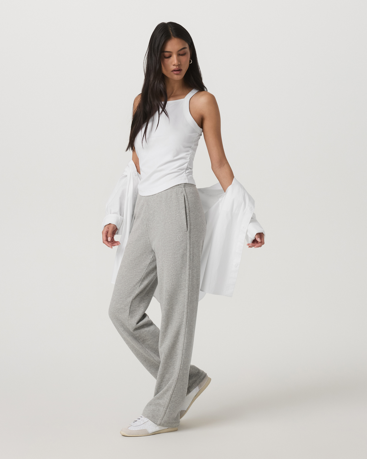 Pose Cooper Tank Women's White Square Neck Tank Top | Vuori online - US 9667