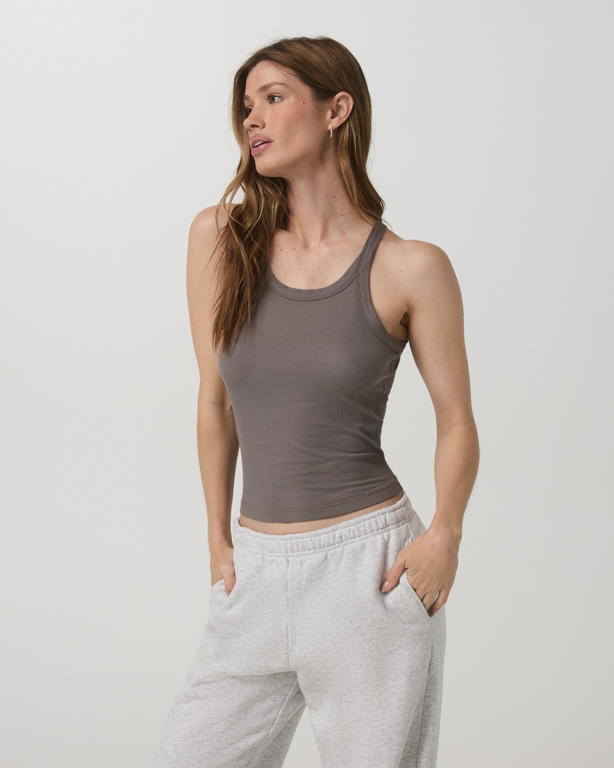 Cove Layering Tank Women's Chia Rib Knit Tank Top | Vuori discount - US 6938