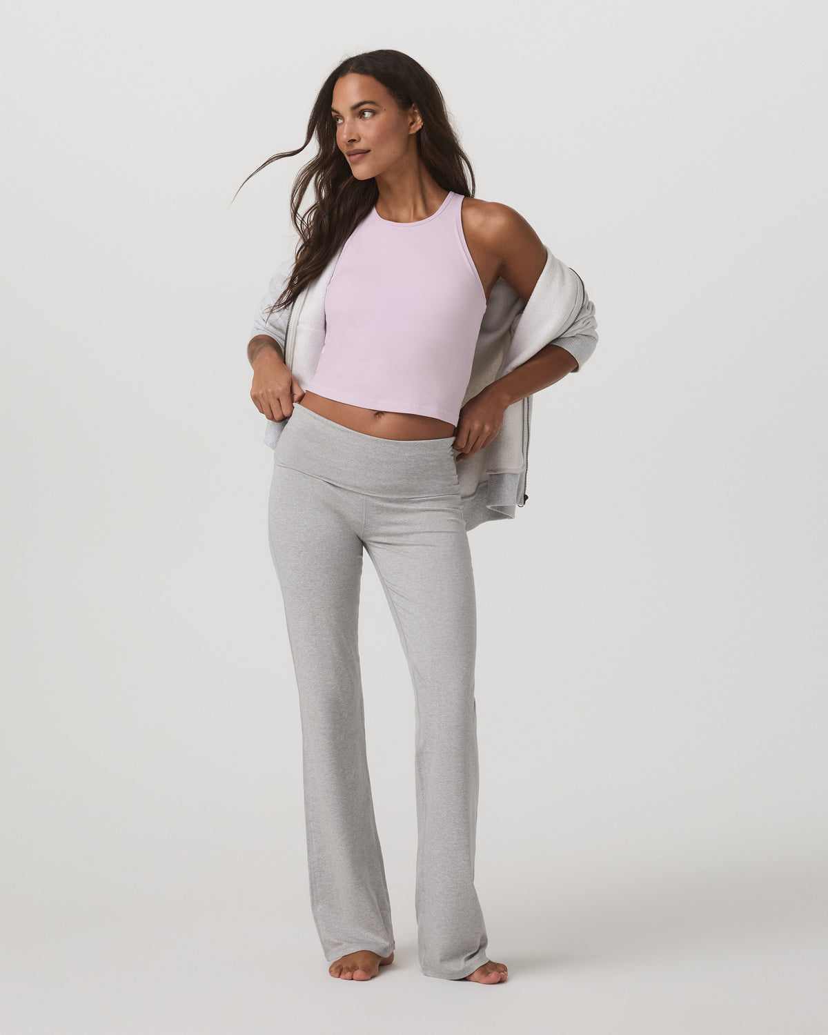 Pose Plyo Tank Women's Lilac Breeze Supportive Tank Top | Vuori shop - US 8033