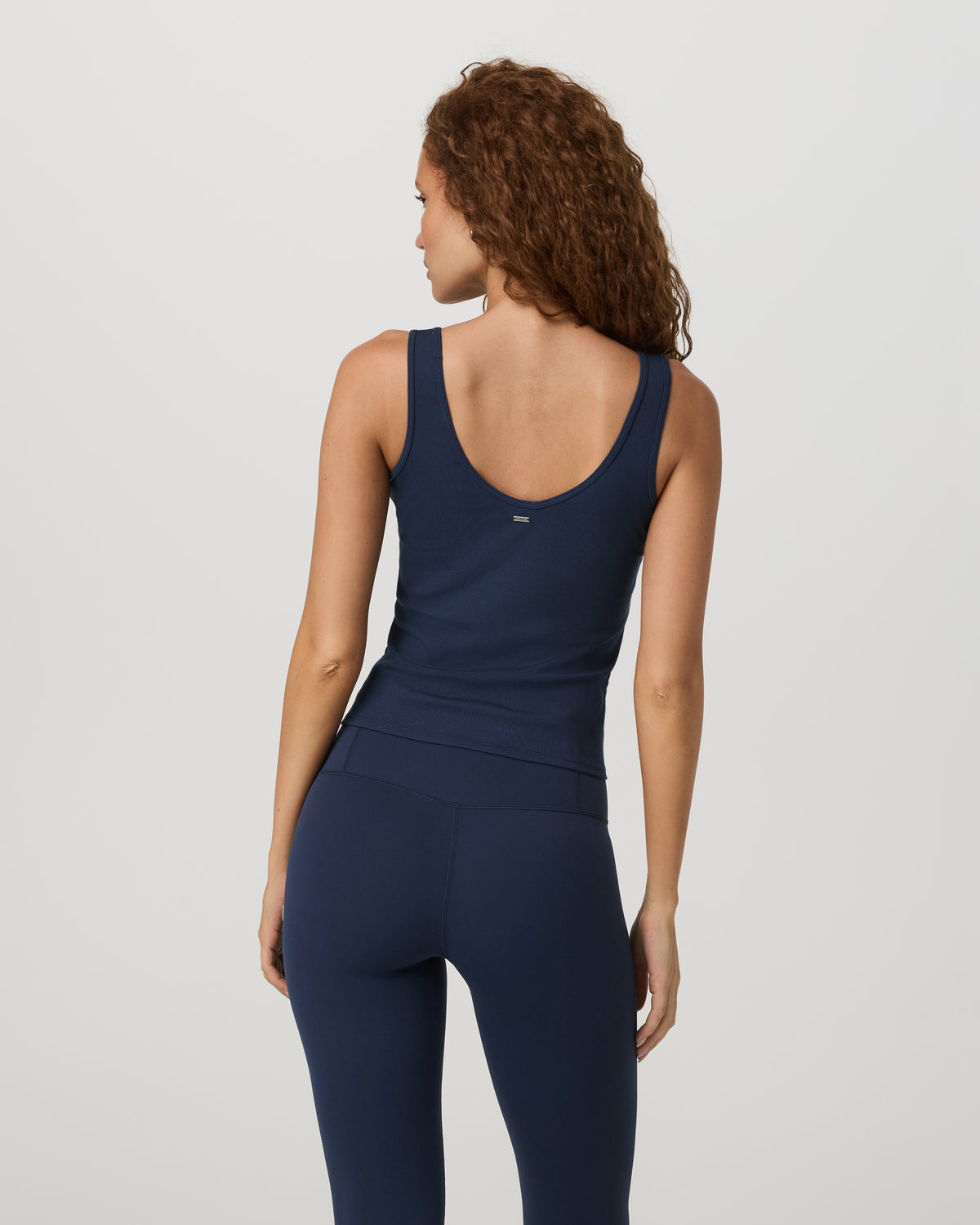 Pose Twin Tank Women's Fitted Blue Coast Tank Top | Vuori outlet - US 7437