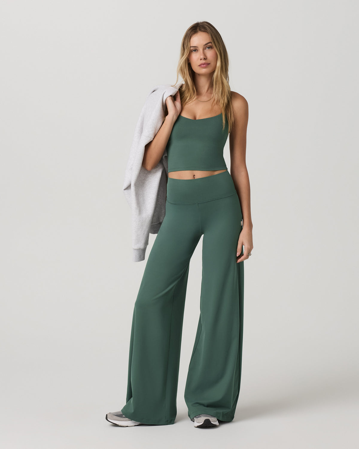 Halo Cami Women's Agate Green Performance Knit Top | Vuori shop - US 4018