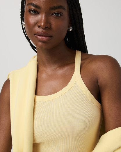 Cove Layering Tank Women's Lemon Snap Heather Tank Top | Vuori onsale - US 7745