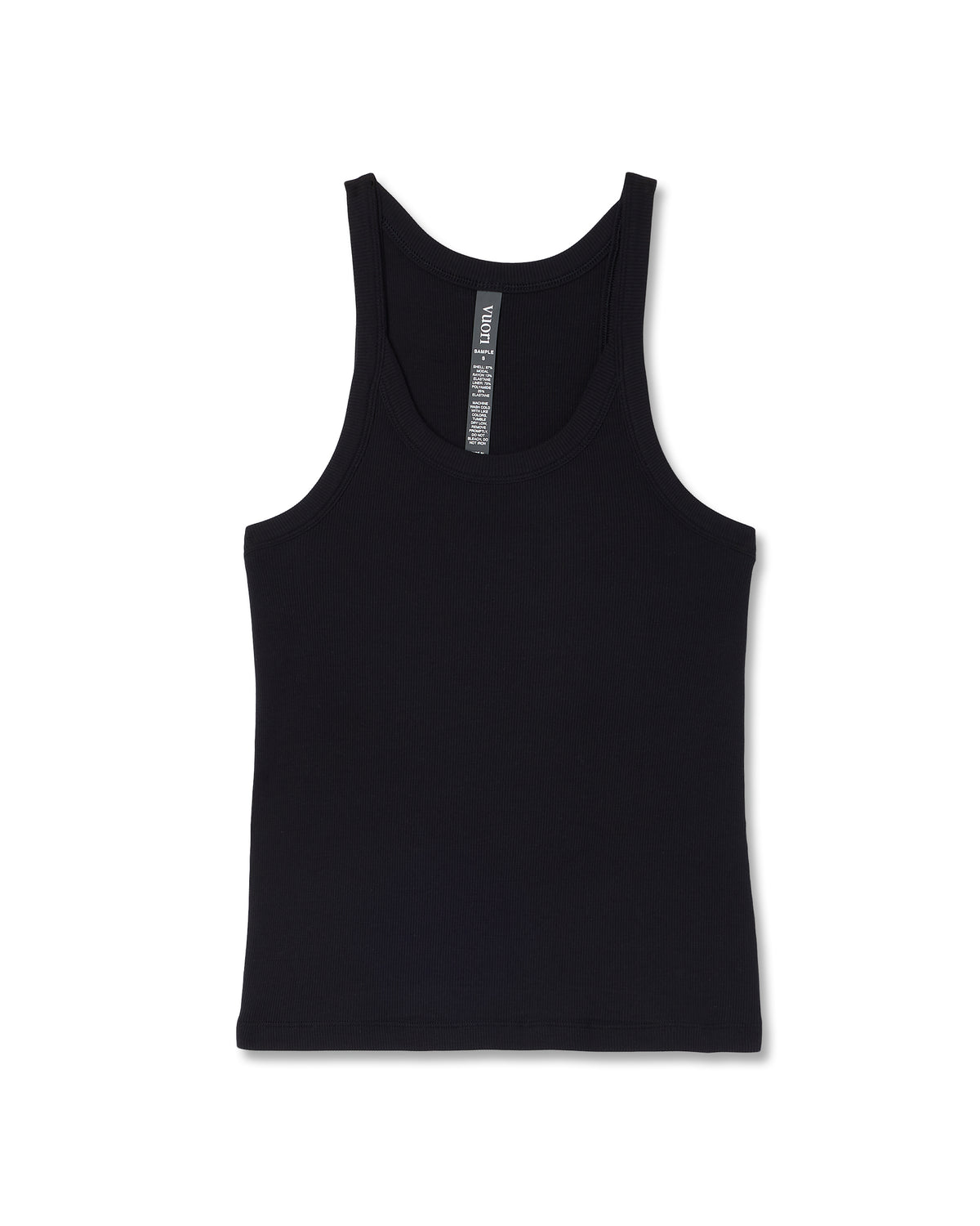 Cove Layering Tank Women's Black Rib Knit Tank Top | Vuori outlet - US 1112