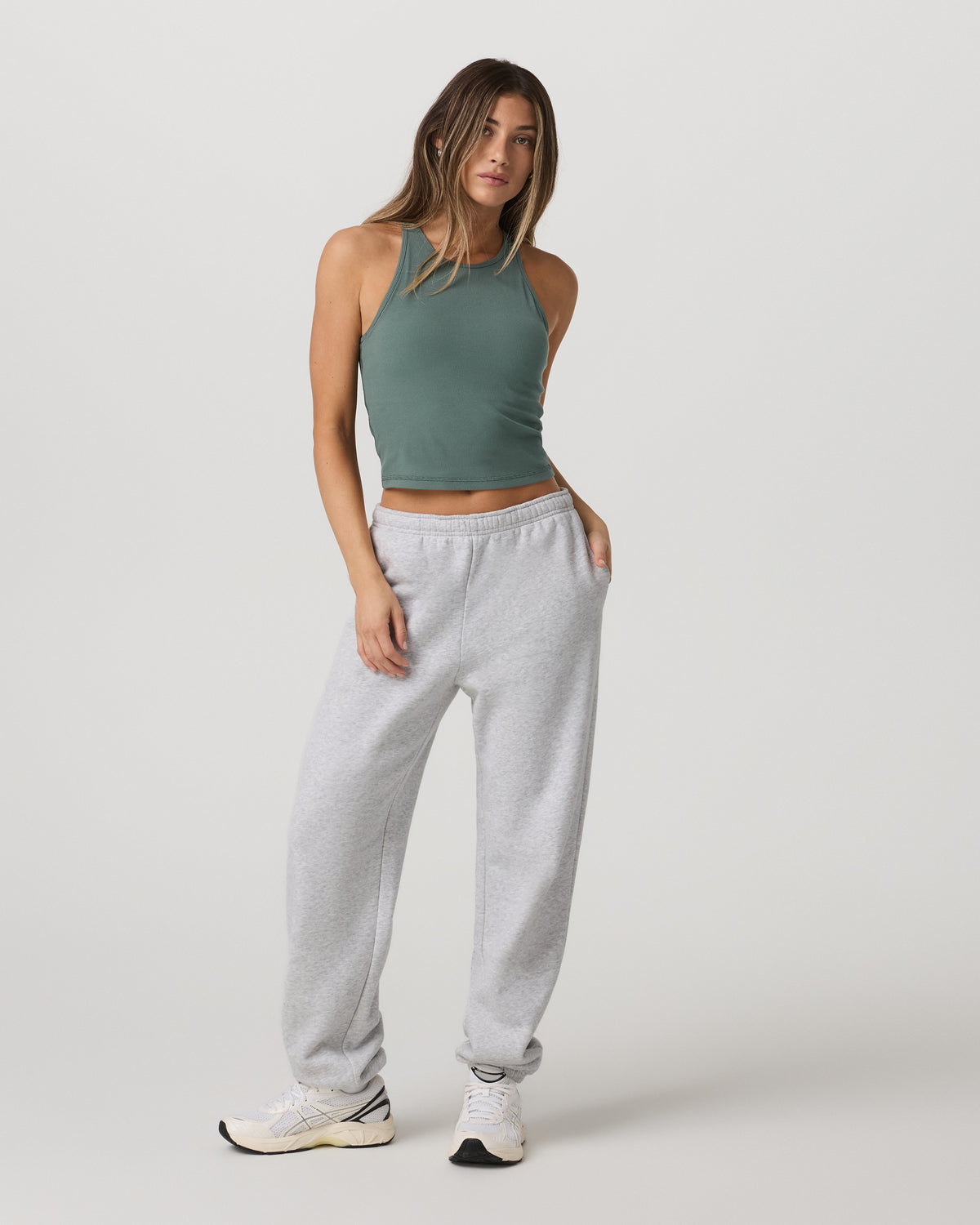 Pose Plyo Tank Women's Agate Green Performance Tank Top | Vuori onsale - US 4628