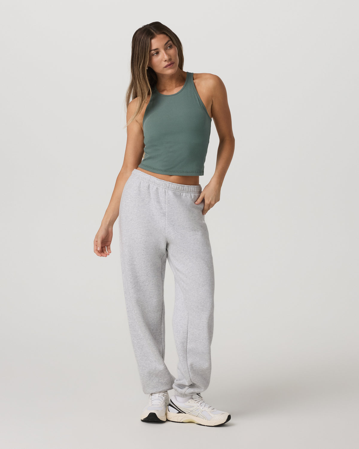 Pose Plyo Tank Women's Agate Green Performance Tank Top | Vuori onsale - US 4628