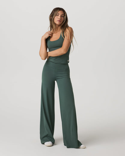 Halo Essential Scoop Tank Women's Agate Green Tank Top | Vuori sale - US 2453