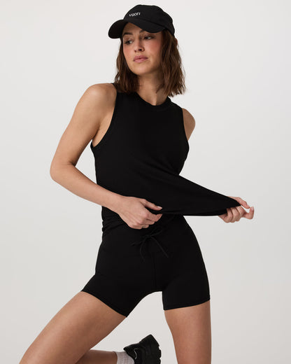 Energy Top Long Women's Black Performance Tank Top | Vuori for sale - US 4872