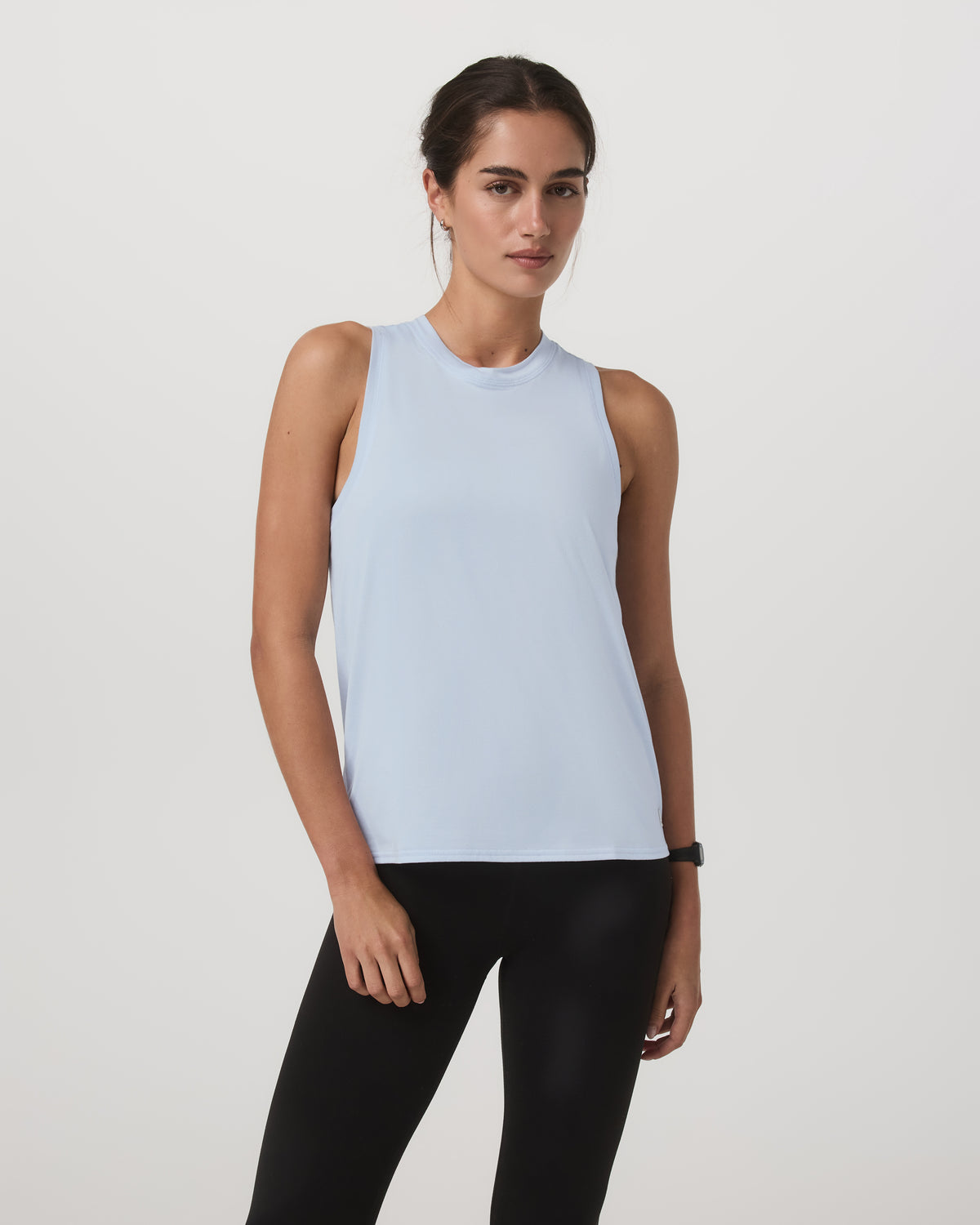 Energy Top - Long Women's Soft Sky Heather Tank Top | Vuori online - US 5547