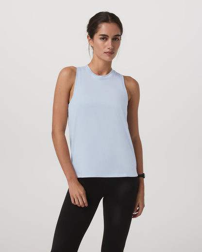 Energy Top - Long Women's Soft Sky Heather Tank Top | Vuori online - US 5547