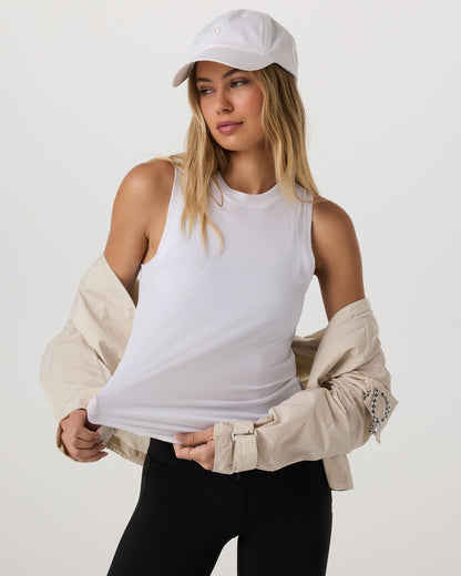 Energy Top Long Women's White Performance Tank Top | Vuori discount - US 7116