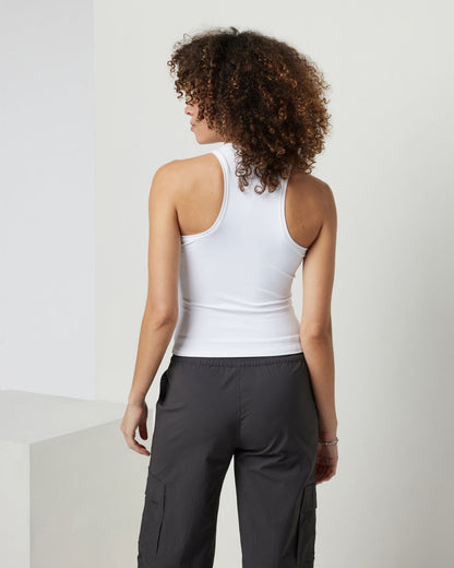 Vuori AllTheFeels Crew Tank White | Vuori sale - US 1635