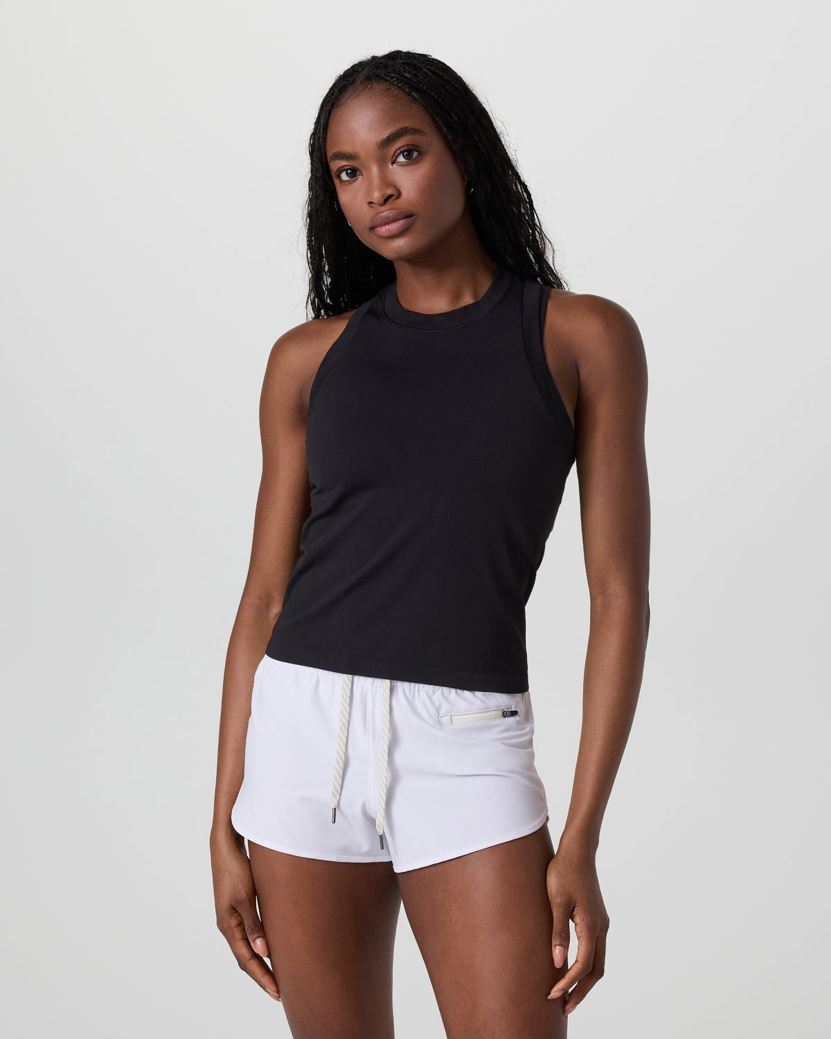 Seamless Surge Tank Black | Vuori shop - US 4772