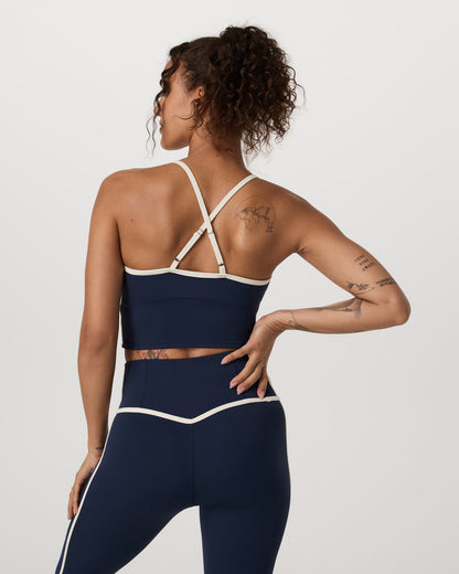 Vuori AllTheFeels™ Corset Tank Women's Blue Coast Top | Vuori online - US 2265