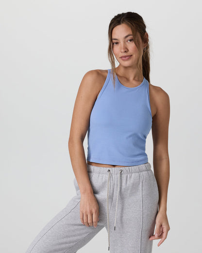 Pose Plyo Tank Women's Bluebell Rib Tank Top | Vuori sale - US 1334