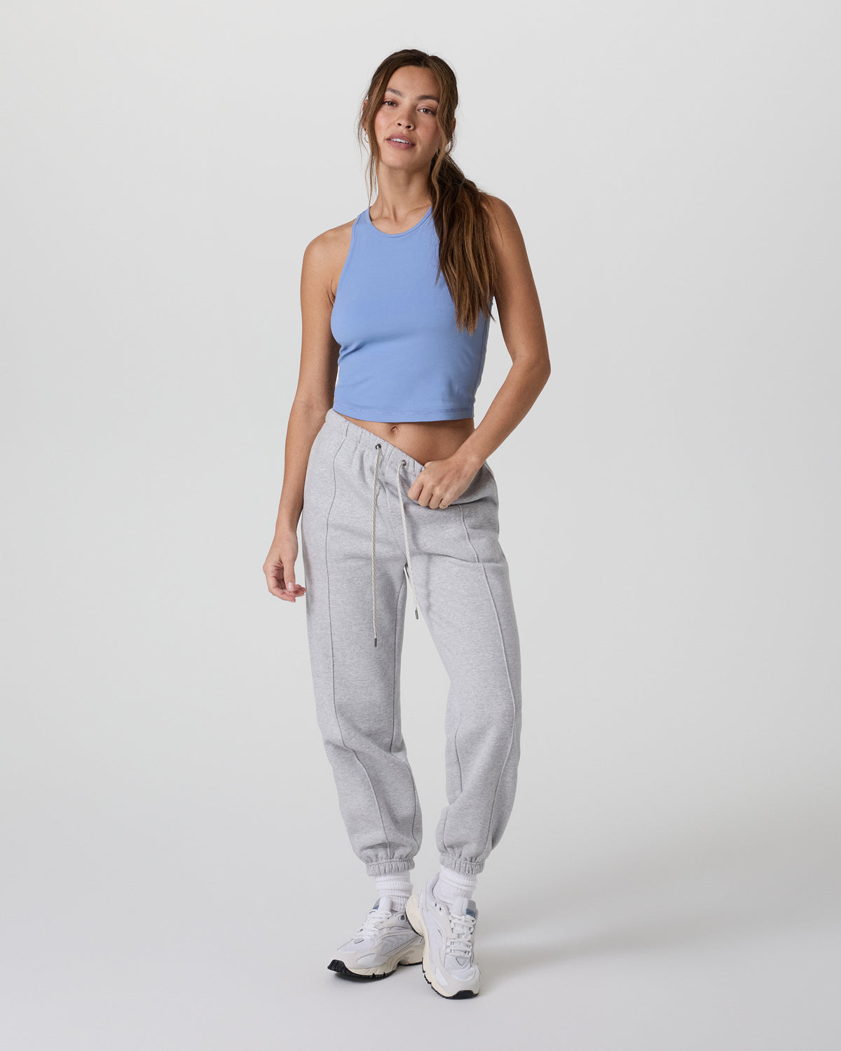 Pose Plyo Tank Women's Bluebell Rib Tank Top | Vuori sale - US 1334