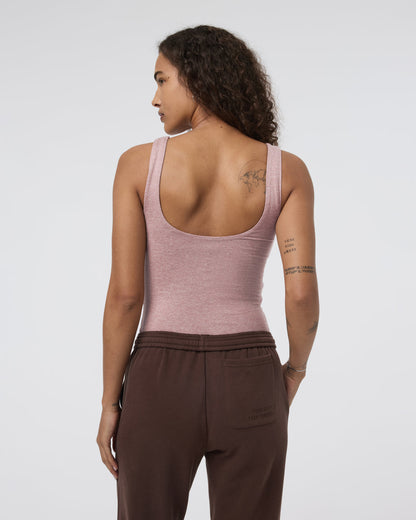 Sleeveless Halo Bodysuit Zion Rose Heather | Vuori onsale - US 6444