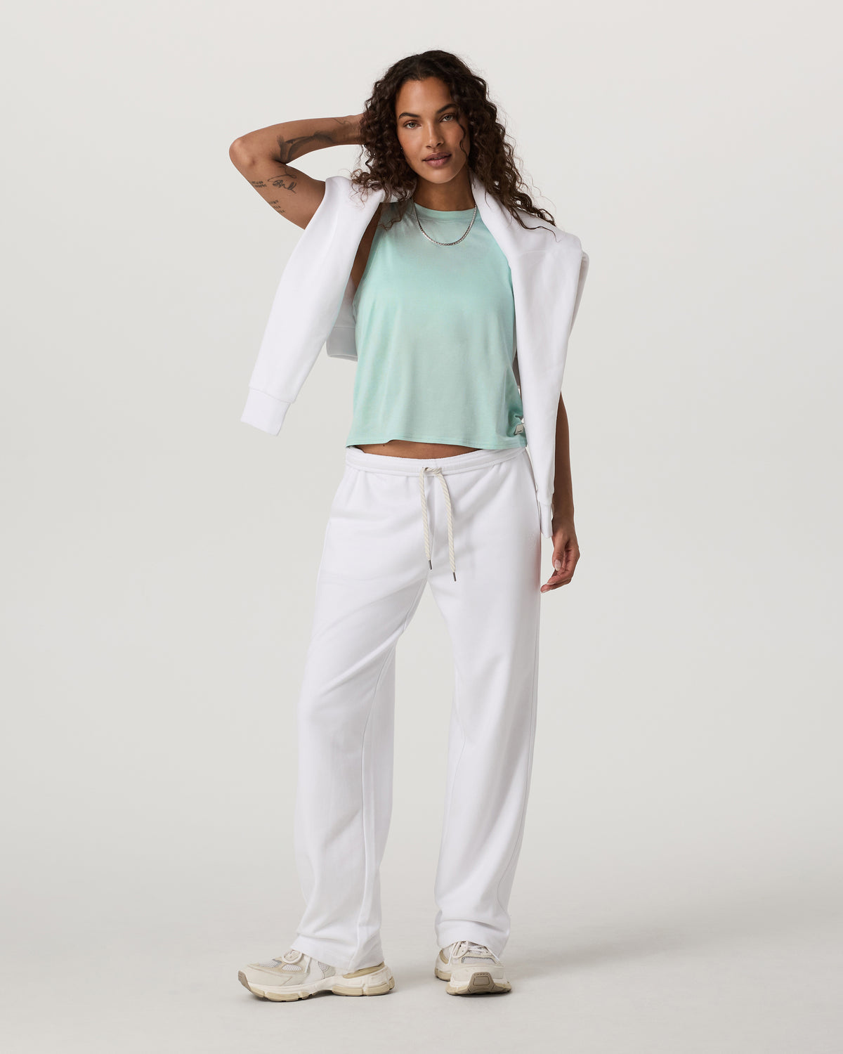 Energy Top Women's Spearmint Heather Tank Top | Vuori online - US 3474