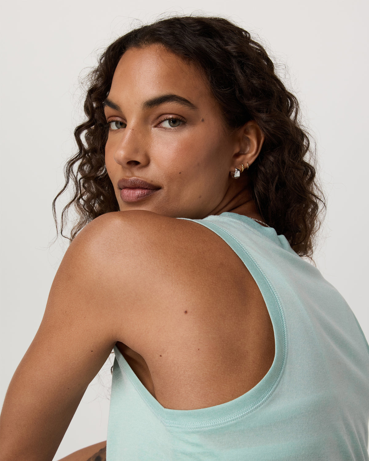 Energy Top Women's Spearmint Heather Tank Top | Vuori online - US 3474