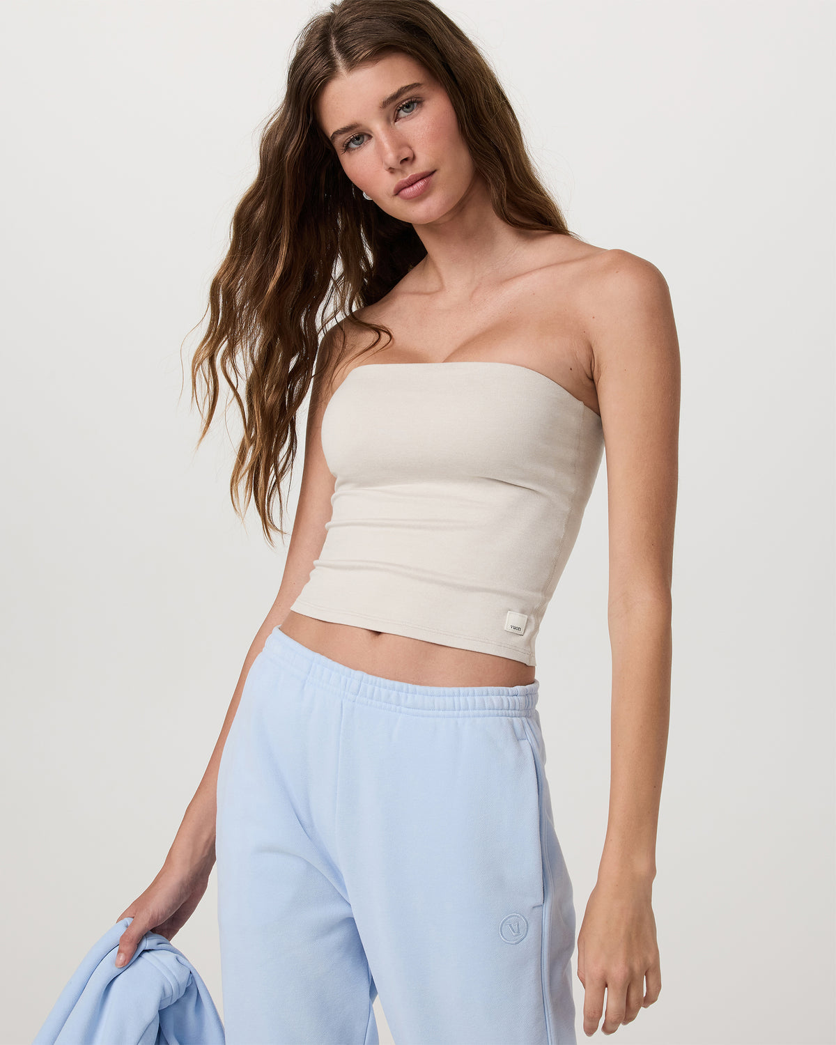 Halo Tube Top Women's Ecru Heather Tube Top | Vuori outlet - US 4950