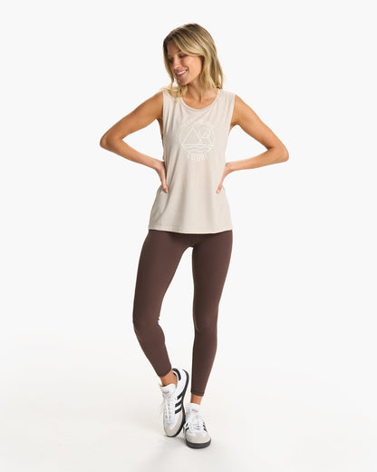 The Rise The Shine Tank Heather Dust | Vuori onsale - US 8659