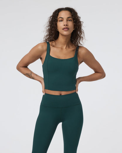 Inversion Rib Support Tank Moss | Vuori sale - US 1146