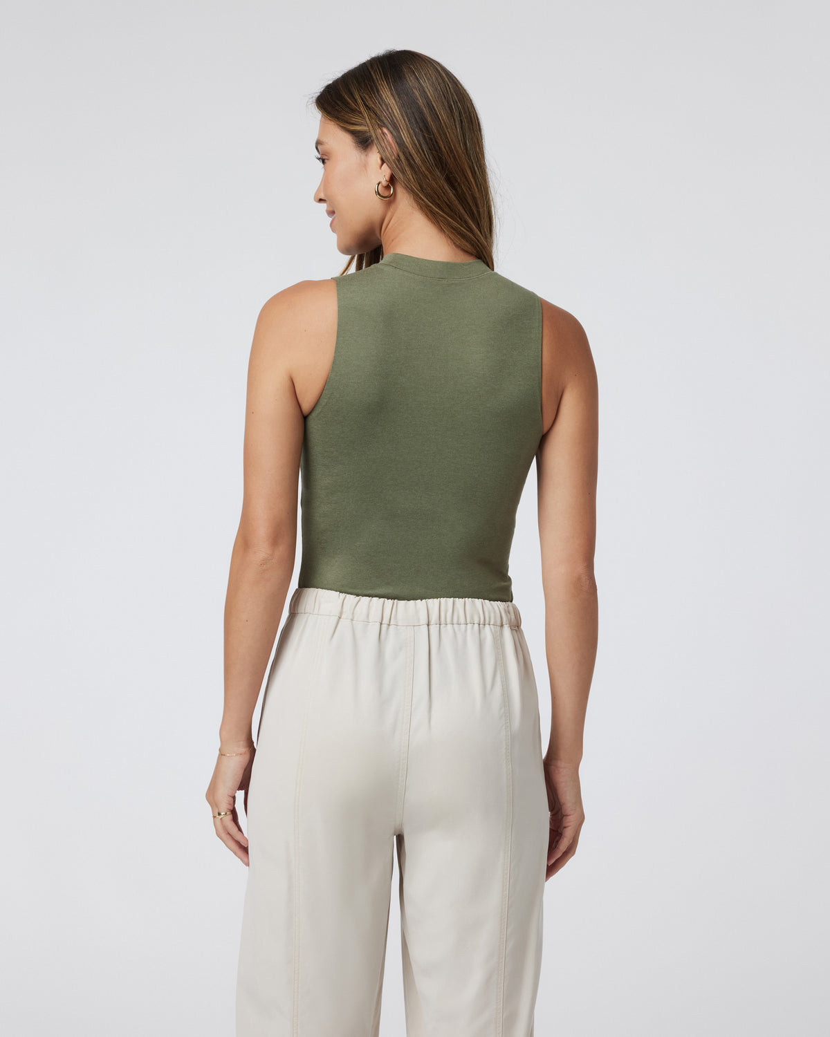 Halo Mock Bodysuit Dark Metal Sleeveless Bodysuit | Vuori online - US 4157