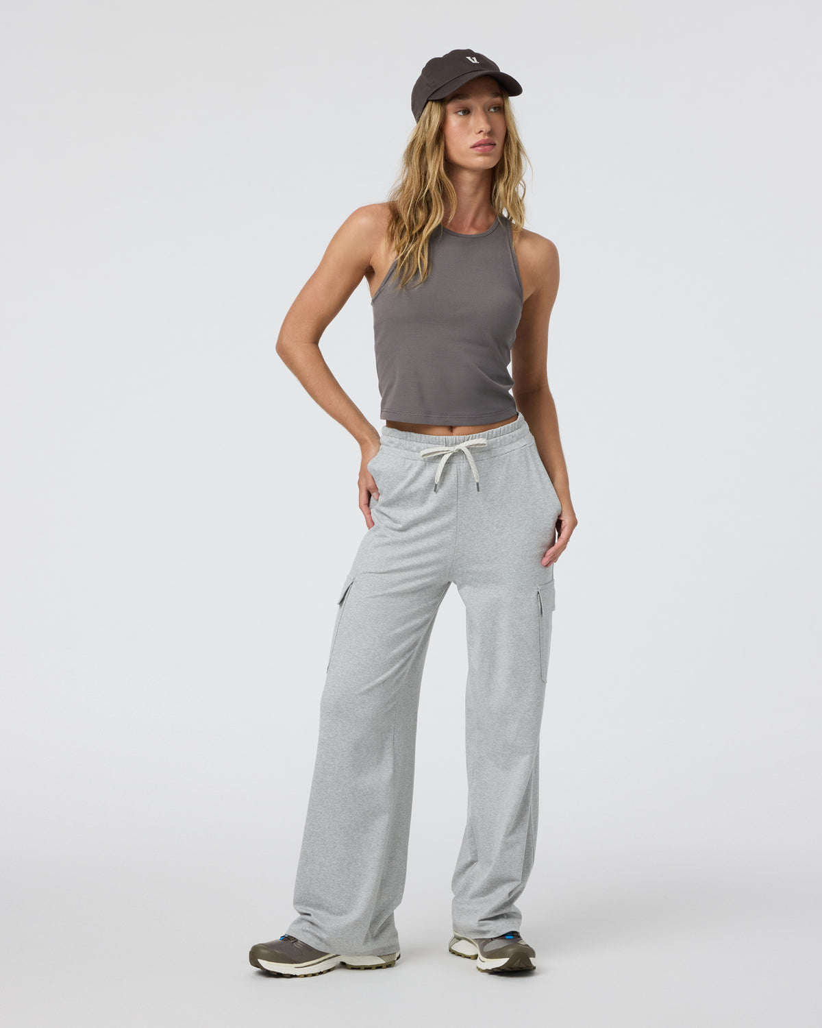 Pose Plyo Tank Women's Chia Rib Tank Top | Vuori outlet - US 4075