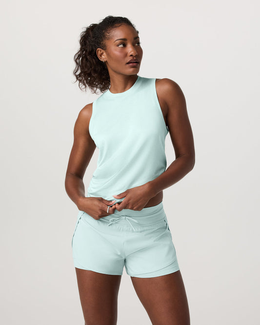 Energy Top - Long Women's Spearmint Heather Tank Top | Vuori online - US 5022