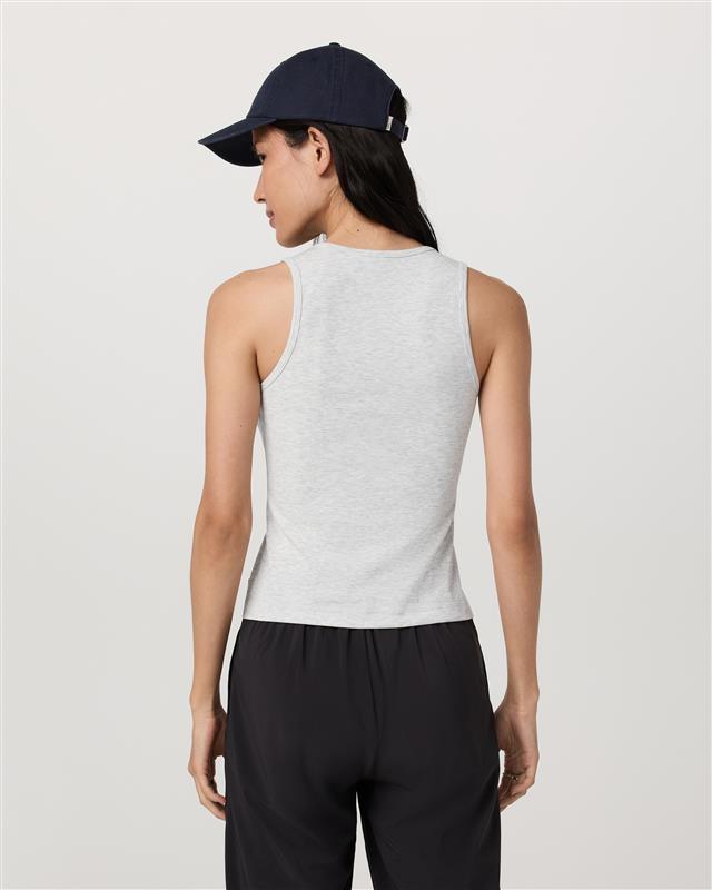 Pose Layering Tank Women's White Heather Grey Tank Top | Vuori outlet - US 9493