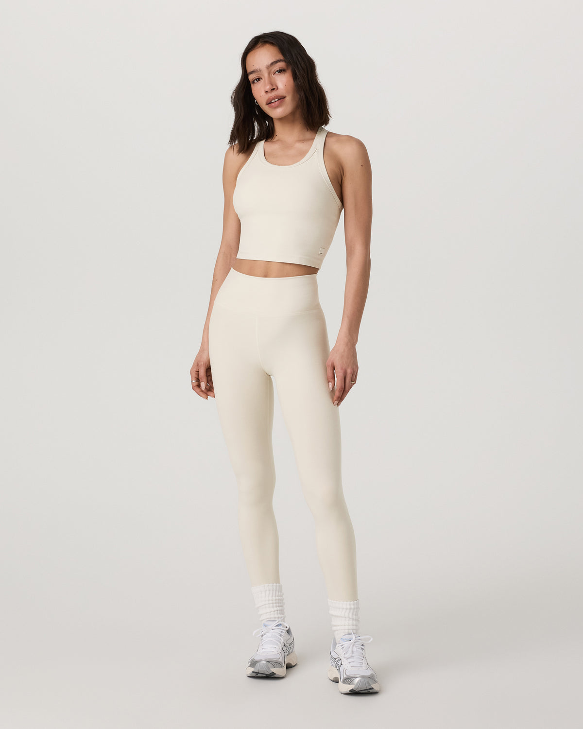 Elevation Racerback Tank Women's Bone Heather Top | Vuori sale - US 3053