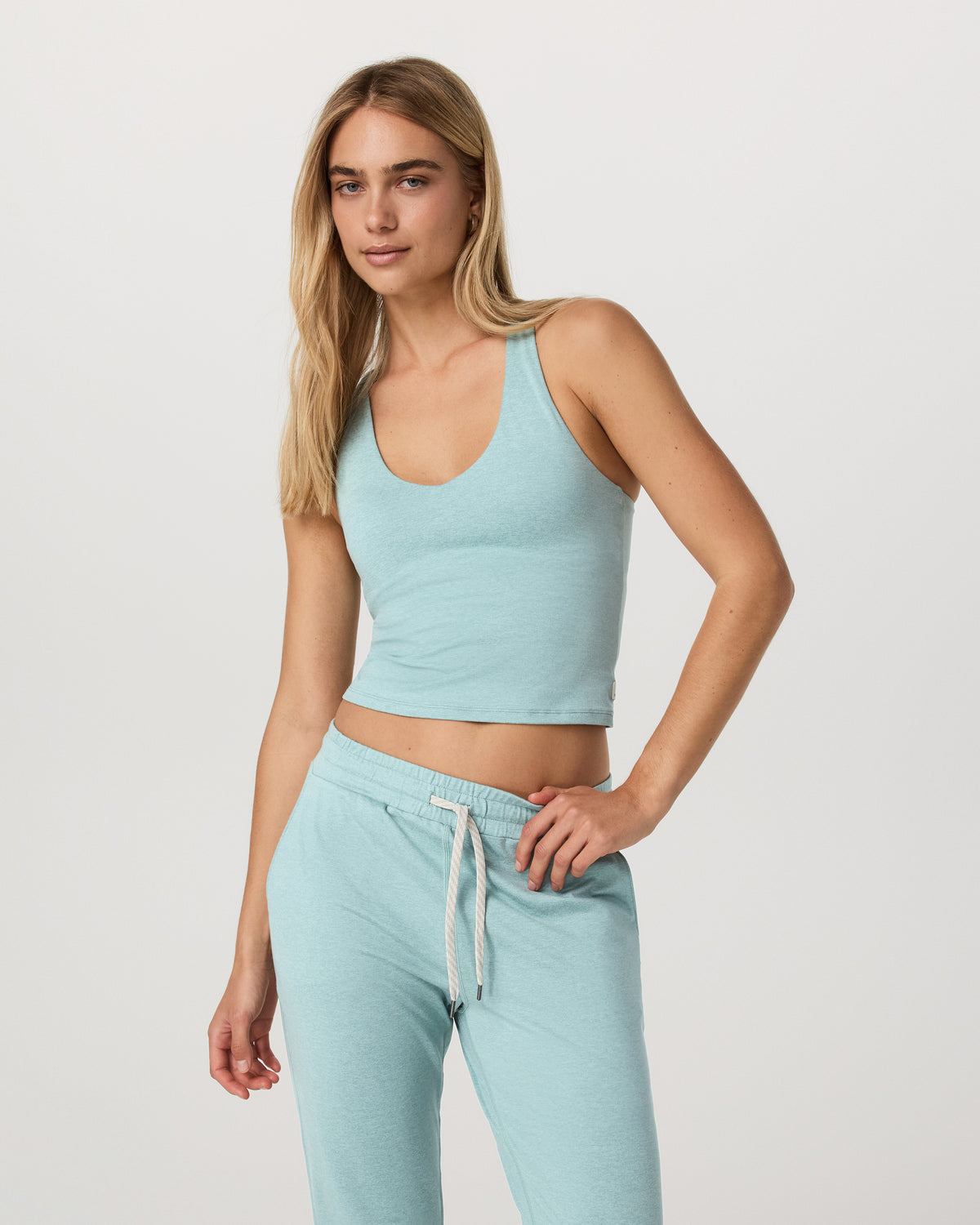 Halo Performance Crop 2.0 Sea Spray Heather | Vuori onsale - US 7434