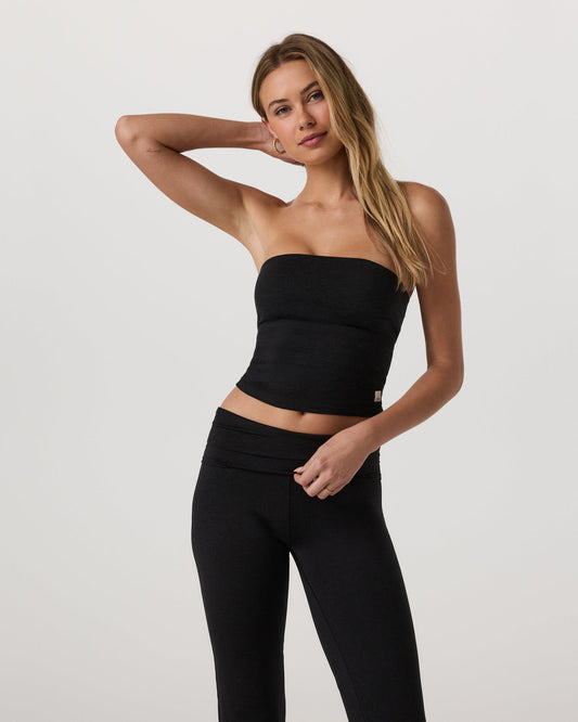 Halo Tube Top Women's Black Heather Tube Top | Vuori for sale - US 3629