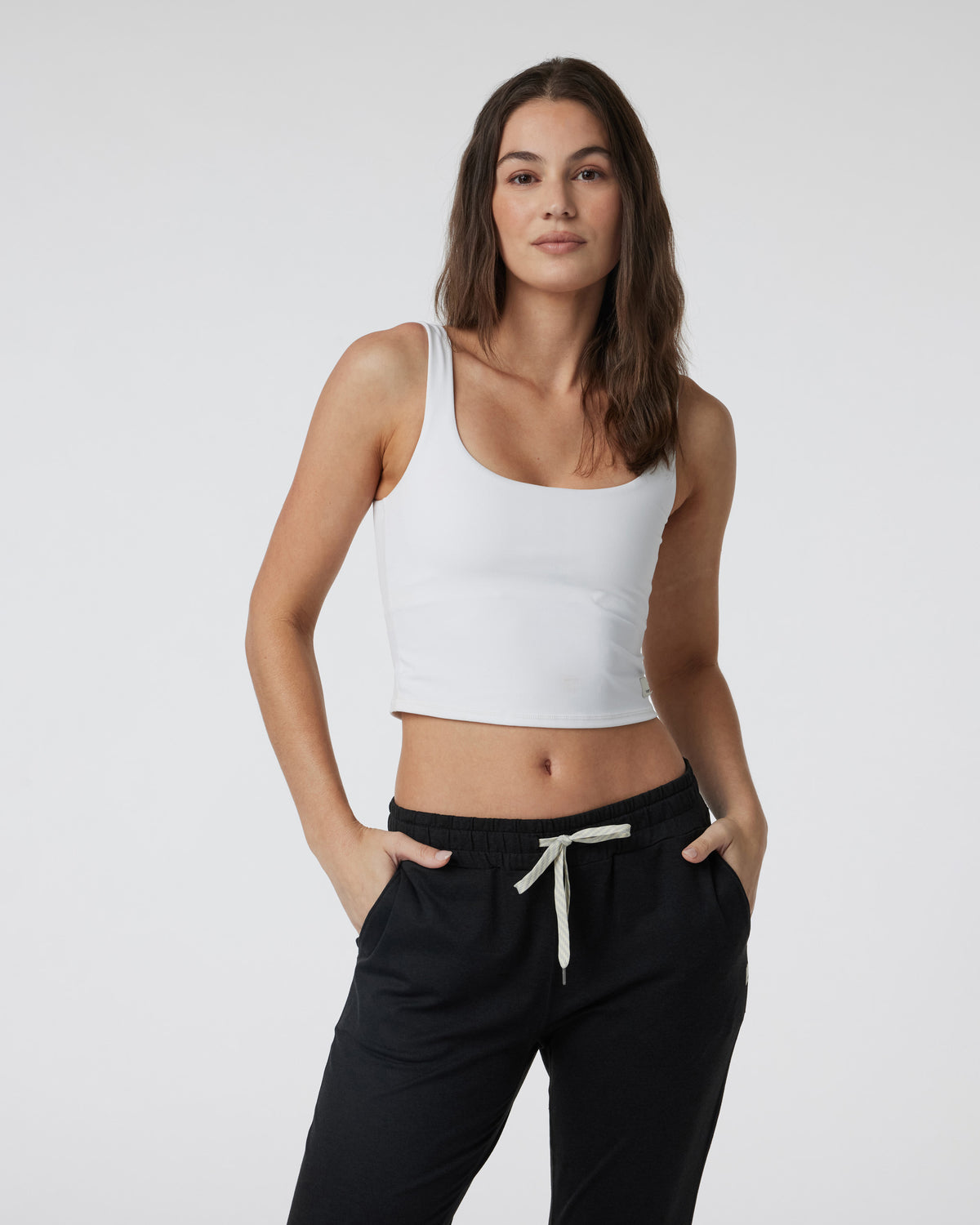 Daily Crop Women's White Crop Tank Top | Vuori onsale - US 4253