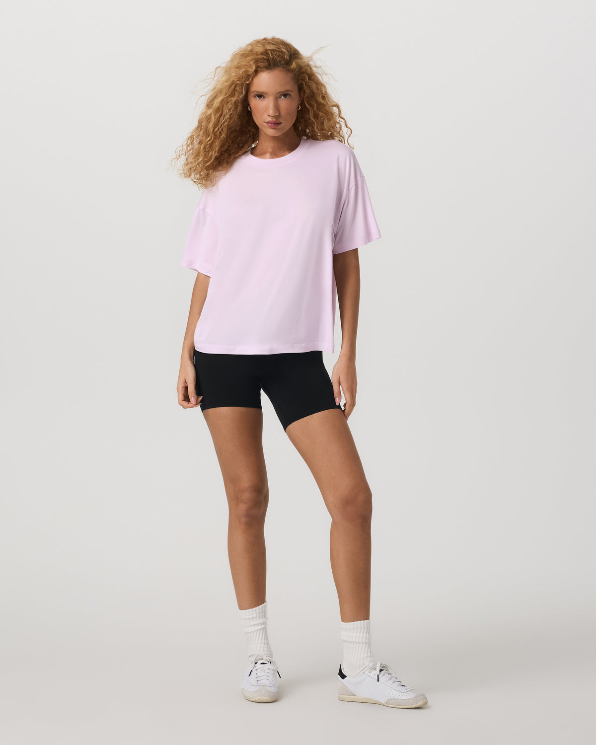 Energy Long Tee Women's Lilac Breeze Heather Tee Shirt | Vuori shop - US 8177