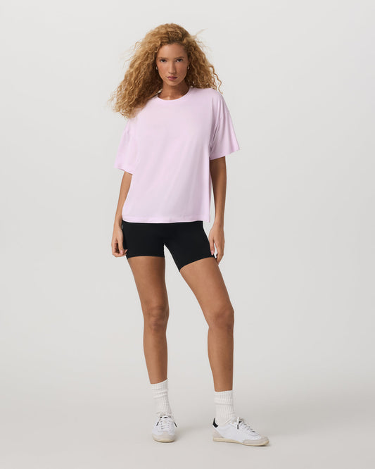 Energy Long Tee Women's Lilac Breeze Heather Tee Shirt | Vuori shop - US 8177