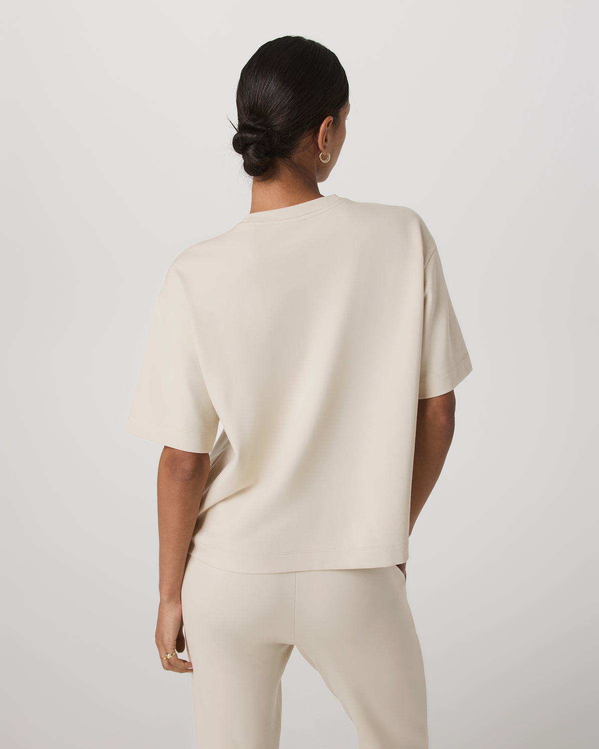 Short Sleeve Maven Oversized Tee Women's Bone Tee Shirt | Vuori sale - US 8445