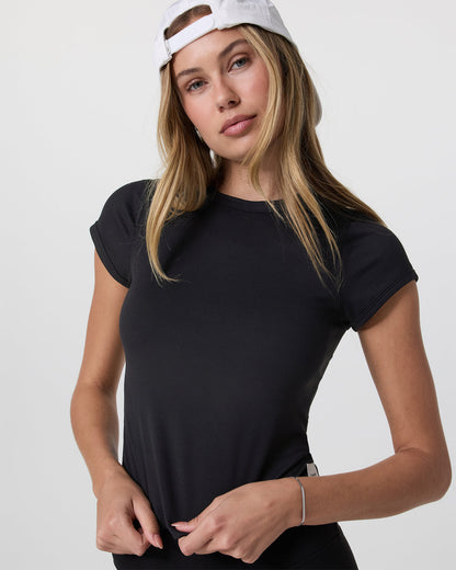 Halo Baby Tee Solid Black | Vuori sale - US 2332