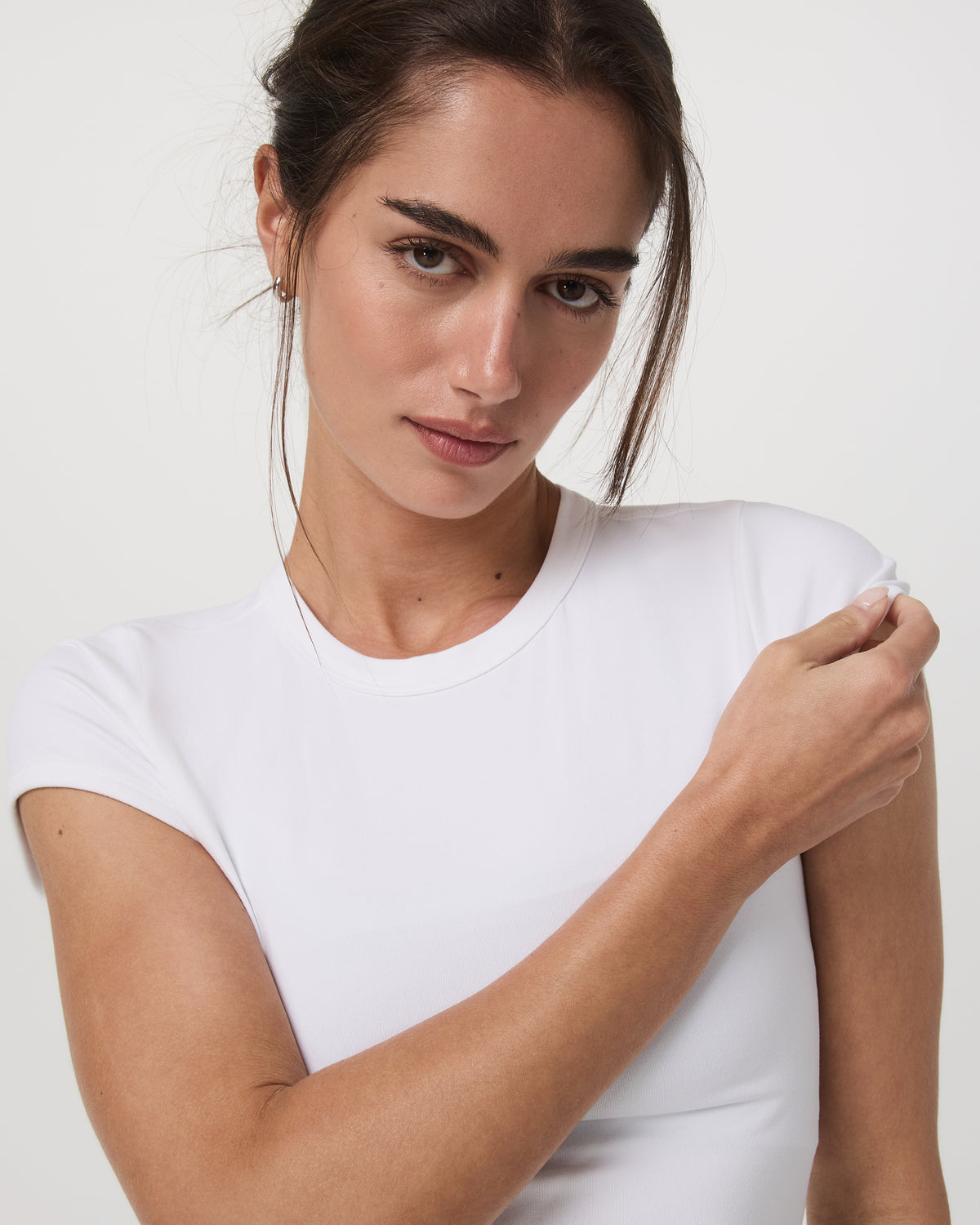 Halo Baby Tee Women's White Fitted Crewneck Tee Shirt | Vuori for sale - US 6730