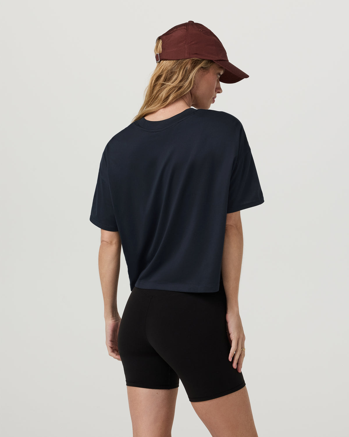 Energy Tee Women's Black Heather Oversized Tee | Vuori discount - US 5577
