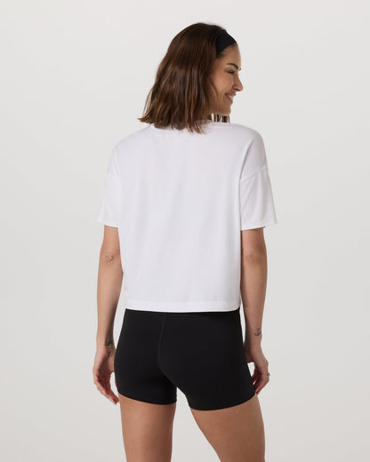 Energy Tee Women's White Oversized Tee | Vuori outlet - US 5620