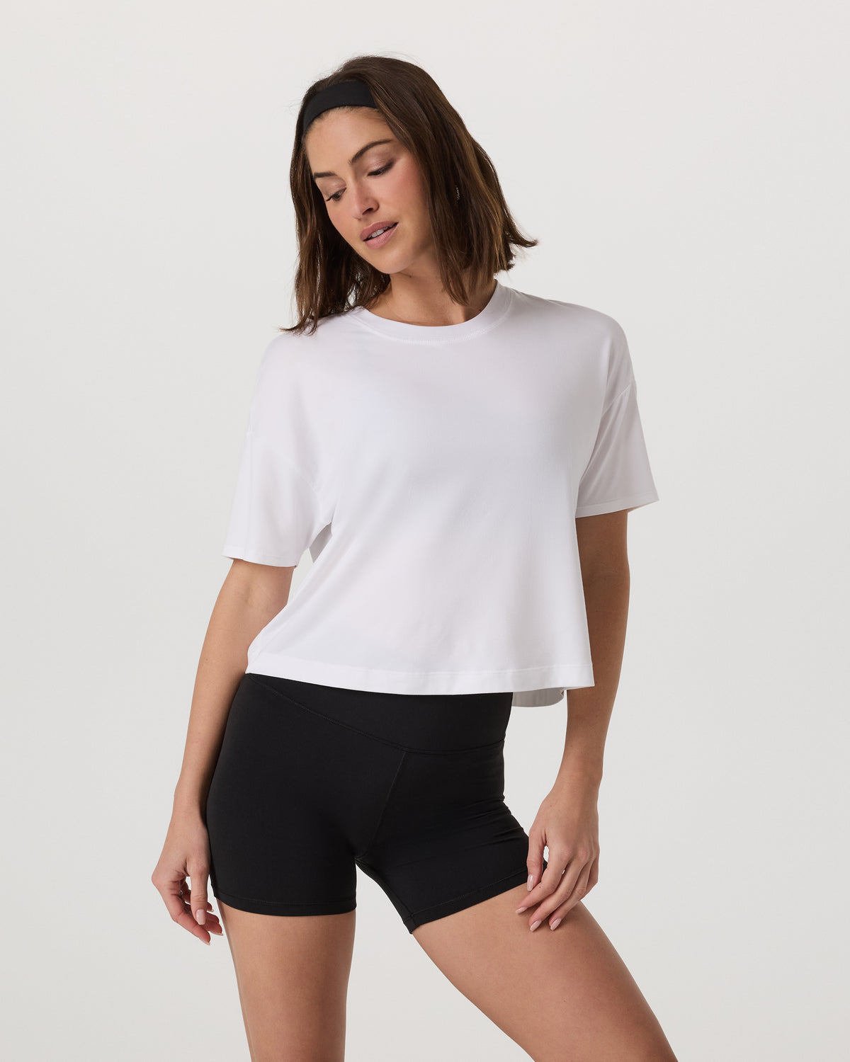 Energy Tee Women's White Oversized Tee | Vuori outlet - US 5620