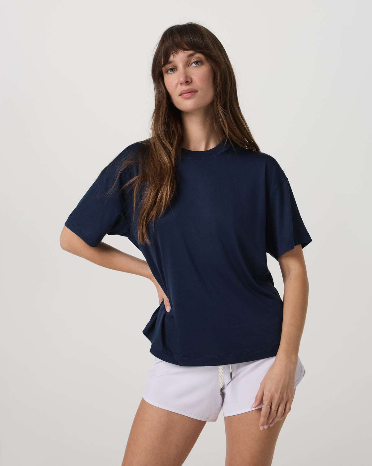Energy Long Tee Women's Blue Coast Fitness Tee Shirt | Vuori shop - US 7051