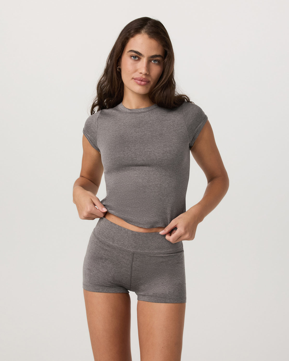 Short Sleeve Halo Baby Tee Women's Chia Heather Tee | Vuori onsale - US 9633