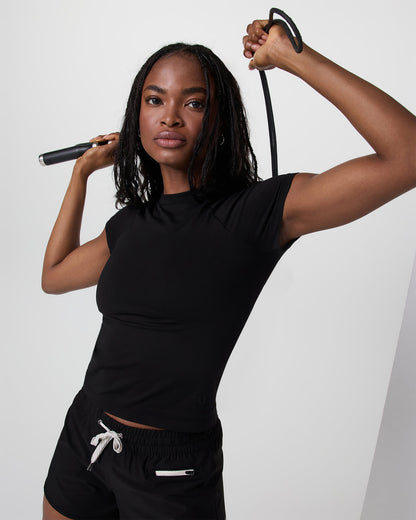 Short Sleeve Seamless Surge Tee Black | Vuori outlet - US 9442